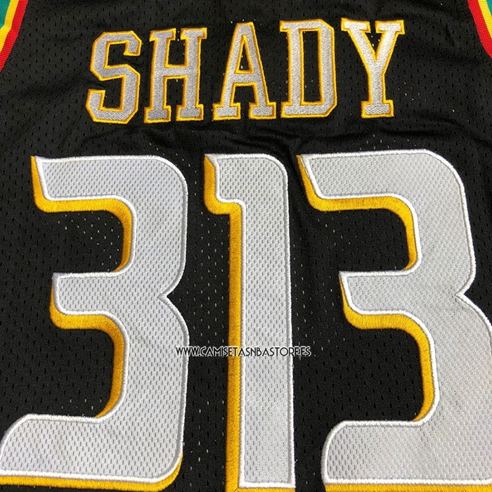NO 313 Camiseta Slim Shad X BR Detroit Pistons Negro